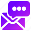 mail, chat, email, dm, messages 