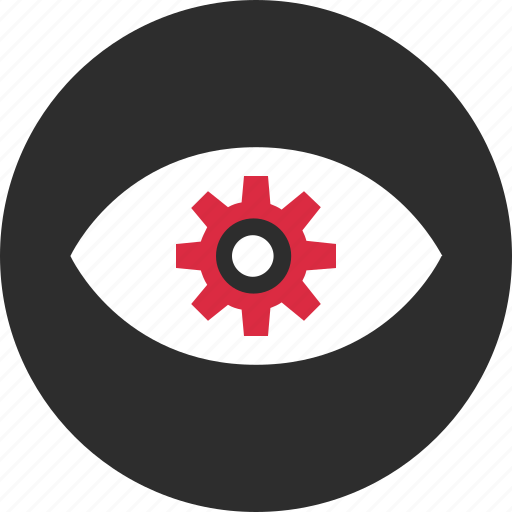 Eye, find, gear, search icon - Download on Iconfinder