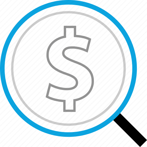 Dollar, find, look, money icon - Download on Iconfinder