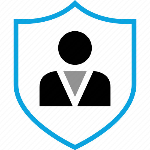 Man, person, protect, shield icon - Download on Iconfinder