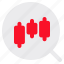 search, graph, statistics, magnifying, glass, data, analytics 
