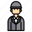 avatar, business, hat, man 