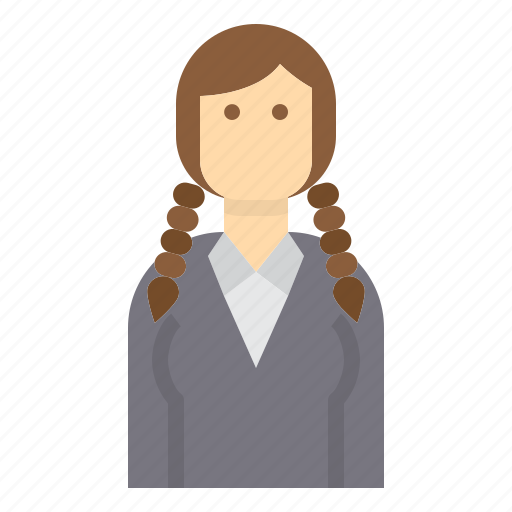 Avatar, braid, business, hair, long, woman icon - Download on Iconfinder