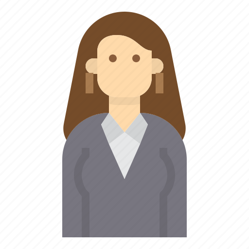 Avatar, business, hair, long, woman icon - Download on Iconfinder