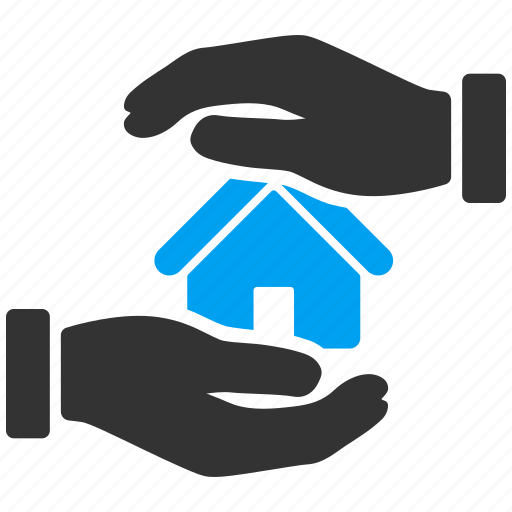 Insurance, building, home, house, real estate, hands, apartment icon - Download on Iconfinder