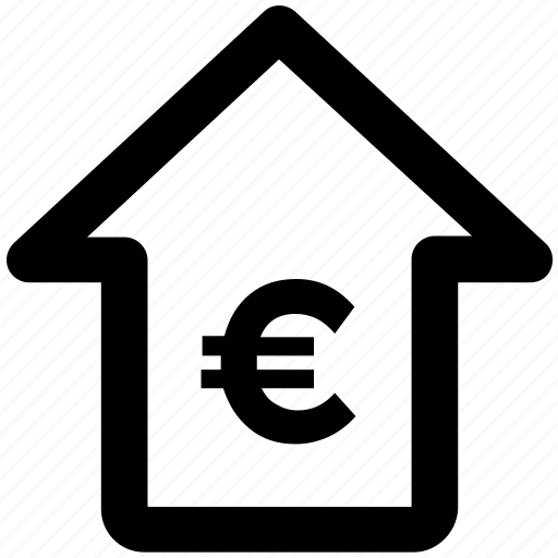 Business, euro, home, house, money, property icon - Download on Iconfinder