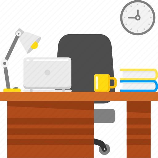 Business, desk, laptop, office, working icon - Download on Iconfinder