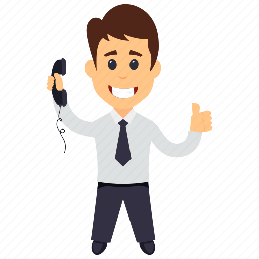 Business character, businessman, businessman making a call, businessman on call, businessman telephoning icon - Download on Iconfinder