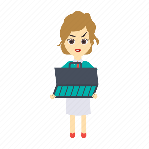 Business, character, employee, female, girl icon - Download on Iconfinder