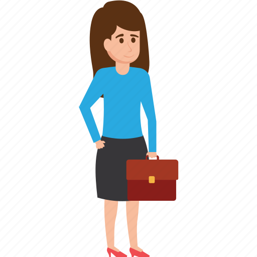 Business woman, businesswoman, lady, travelling icon - Download on Iconfinder