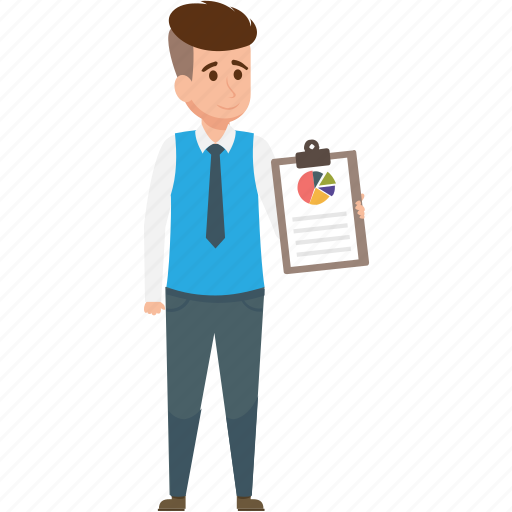 Business presentation, business report, businessman, report icon - Download on Iconfinder