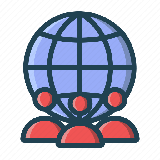 Globalization, global communication, global network, globe, international icon - Download on Iconfinder