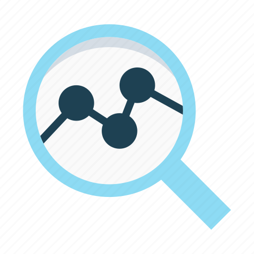 Analysis, chart, data, graph, magnifier, research, summary icon - Download on Iconfinder
