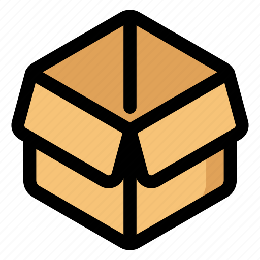 Box, delivery, unboxing, wrap up, empty box, open box, unbox icon - Download on Iconfinder