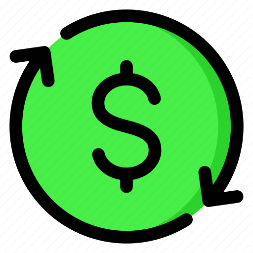 Buyback, money circulation, payables, repurchase, commercialization, daily investment icon - Download on Iconfinder