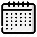 calendar, month, scheduler