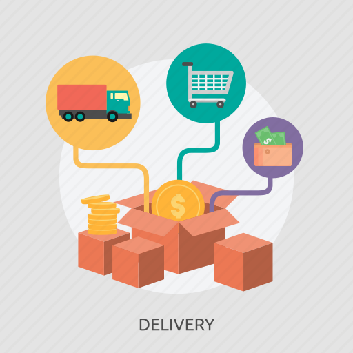 Box, business, delivery, money, shop, truck icon - Download on Iconfinder