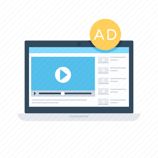 Advertisement, marketing, online advert, video blog, video marketing icon - Download on Iconfinder