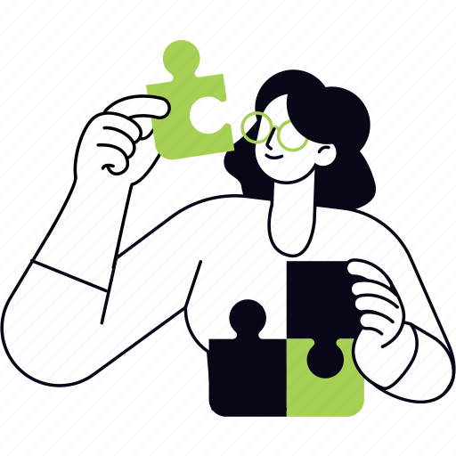 Puzzle, jigsaw, game, solution, business, opportunity, consulting illustration - Download on Iconfinder