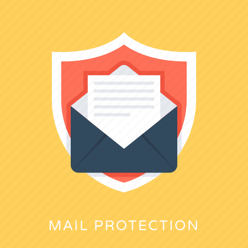 Email protection, mail protection, mail security, safe communication, shield icon - Download on Iconfinder