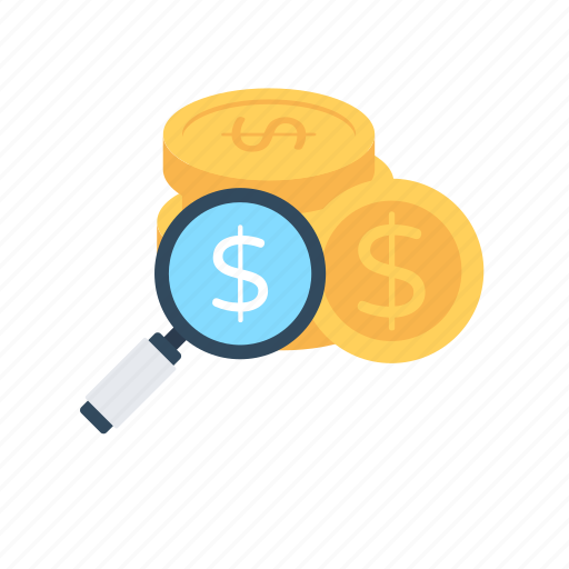 Investment, investment research, magnifying, profit, savings icon - Download on Iconfinder