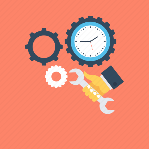 Cogwheel, gear, settings, time management icon - Download on Iconfinder