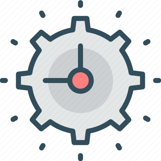 Alarm, gear, limit, management, planning, punctual, time icon - Download on Iconfinder