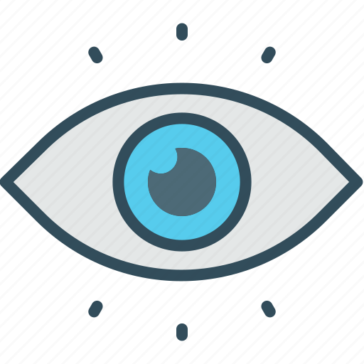 Eye, look, magnifier, monitoring, view, virtual, vision icon - Download on Iconfinder