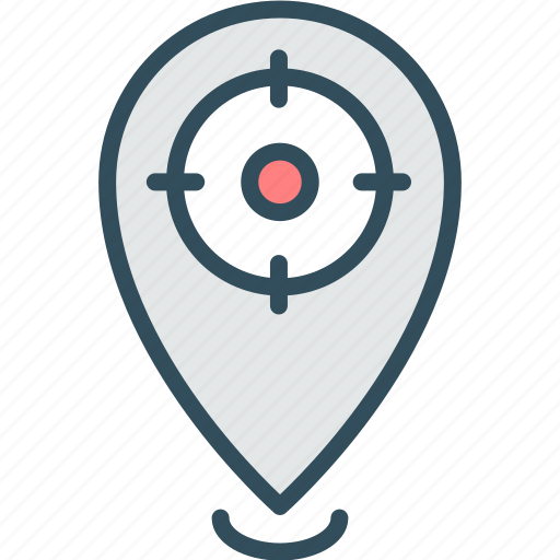 Focus, gps, navigation, pin, place, system, tracking icon - Download on Iconfinder