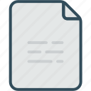 blank, document, file, new, notepad, page, paper