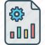 analytics, chart, document, graph, monitoring, note, report 