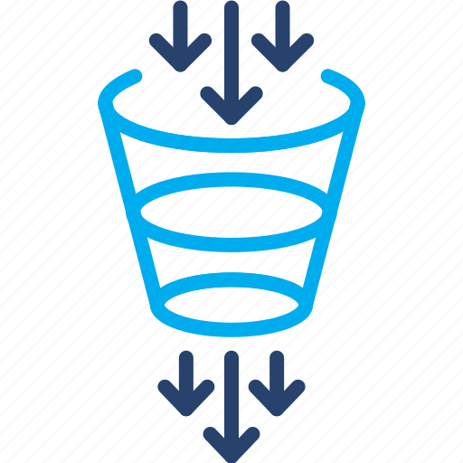 Cleaning, distillation, filtering, filtration, funnel, method, purification icon - Download on Iconfinder