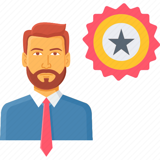 Employee, rate, rating, star, best, favorite, top icon - Download on Iconfinder