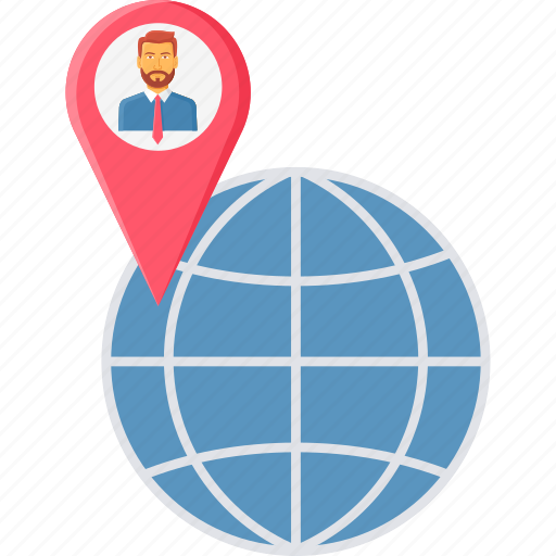 International, representative, country, head, location, officer, worldwide icon - Download on Iconfinder