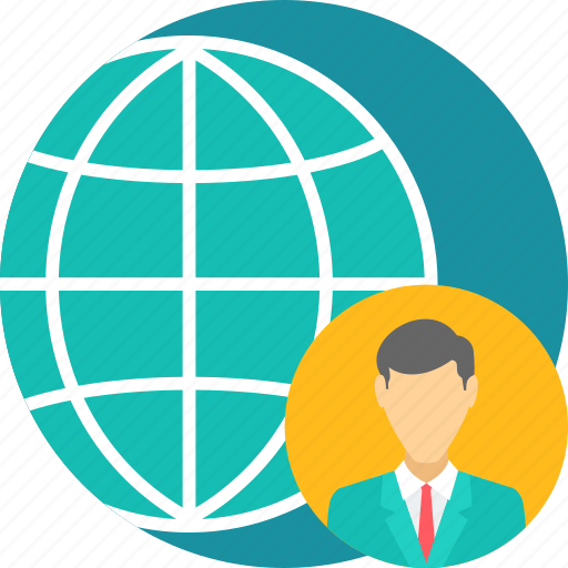 Business, global, bank, employee, gps, representative, world icon - Download on Iconfinder
