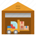cargo, inventory, shelves, stock, store