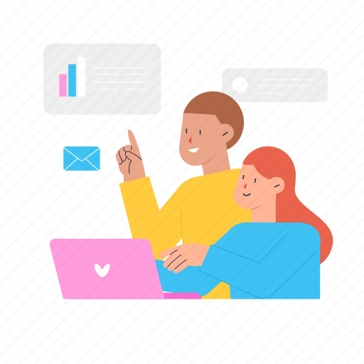 Business, people, working illustration - Download on Iconfinder
