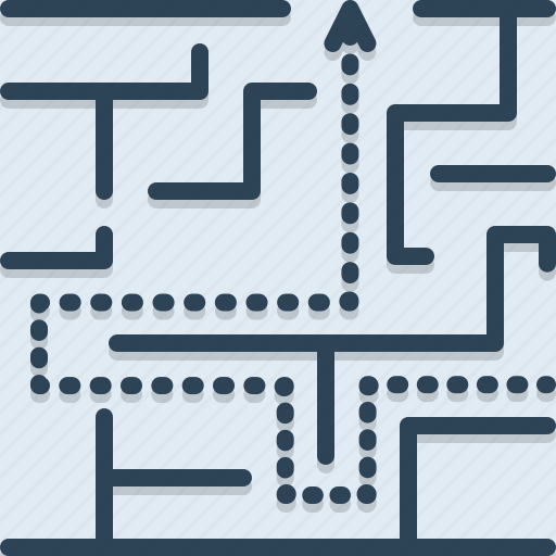Complication, imbroglio, intricacy, maze, meander, puzzle, twist icon - Download on Iconfinder
