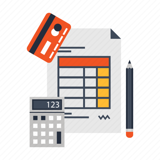 Bill, calculator, card, invoice, paper, payment, receipt icon - Download on Iconfinder