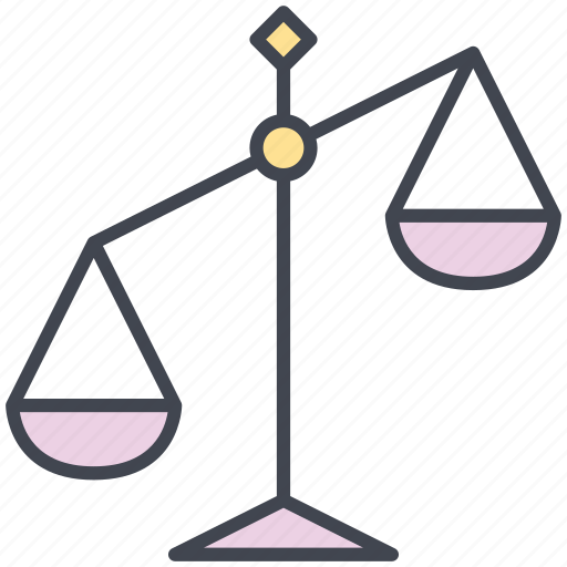 Business, economy, finance, justice, pastel, scale, weight icon - Download on Iconfinder