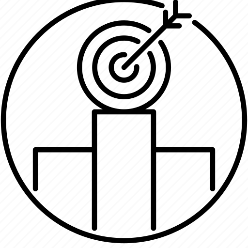 Target, aim, bullseye, dartboard, success, goal icon - Download on Iconfinder