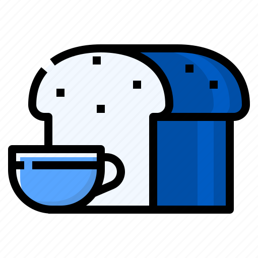 Bread, break, breakfast, coffee, meeting, morning, tea icon - Download on Iconfinder