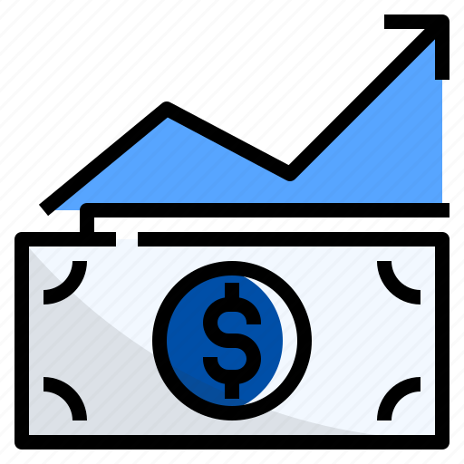 Currency, growth, increase, money, profit, rate icon - Download on Iconfinder