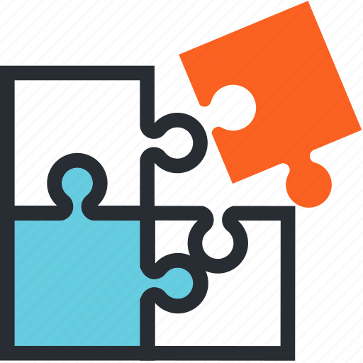 Business, consulting, flat, line, opportunity, puzzle, solution icon - Download on Iconfinder