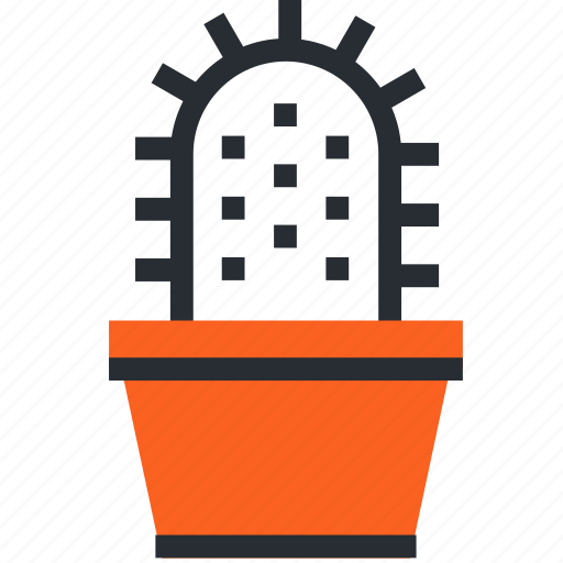 Cactus, ecology, flat, flower, line, nature icon - Download on Iconfinder