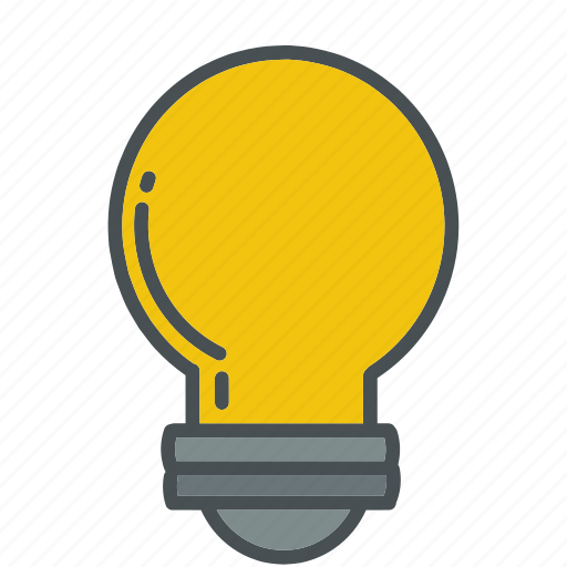Bulb, business, idea, light, office, presentation, supplies icon