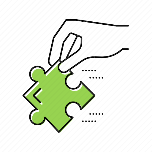 Hand, hold, puzzle, detail, business, ethics icon - Download on Iconfinder