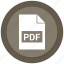 adobe, document, file, pdf 