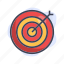 arrow, business, target 