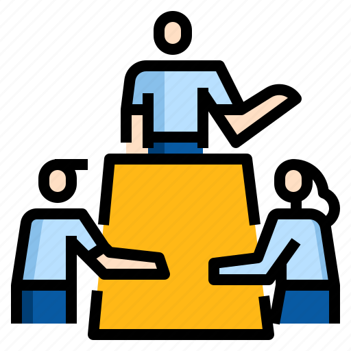 Meeting, office, teamwork icon - Download on Iconfinder